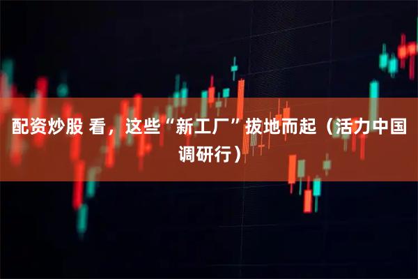 配资炒股 看，这些“新工厂”拔地而起（活力中国调研行）